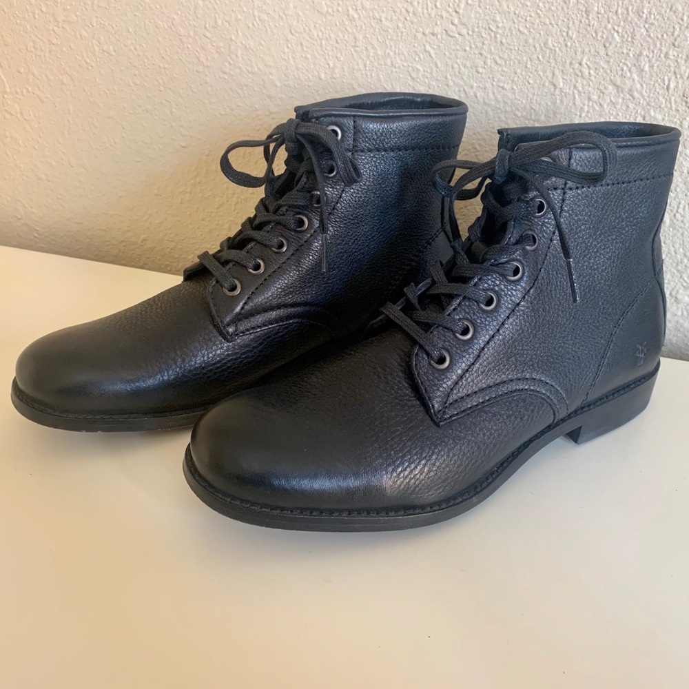 Frye Tyler Lace Up Leather Boots